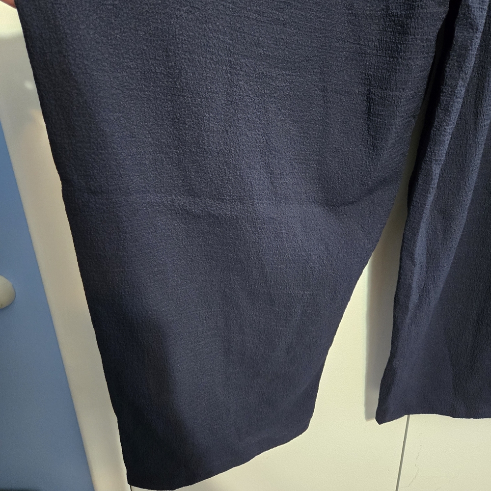 SHEIN Women's Navy Wide Leg Pants- Size 4X - Picture 3 of 5